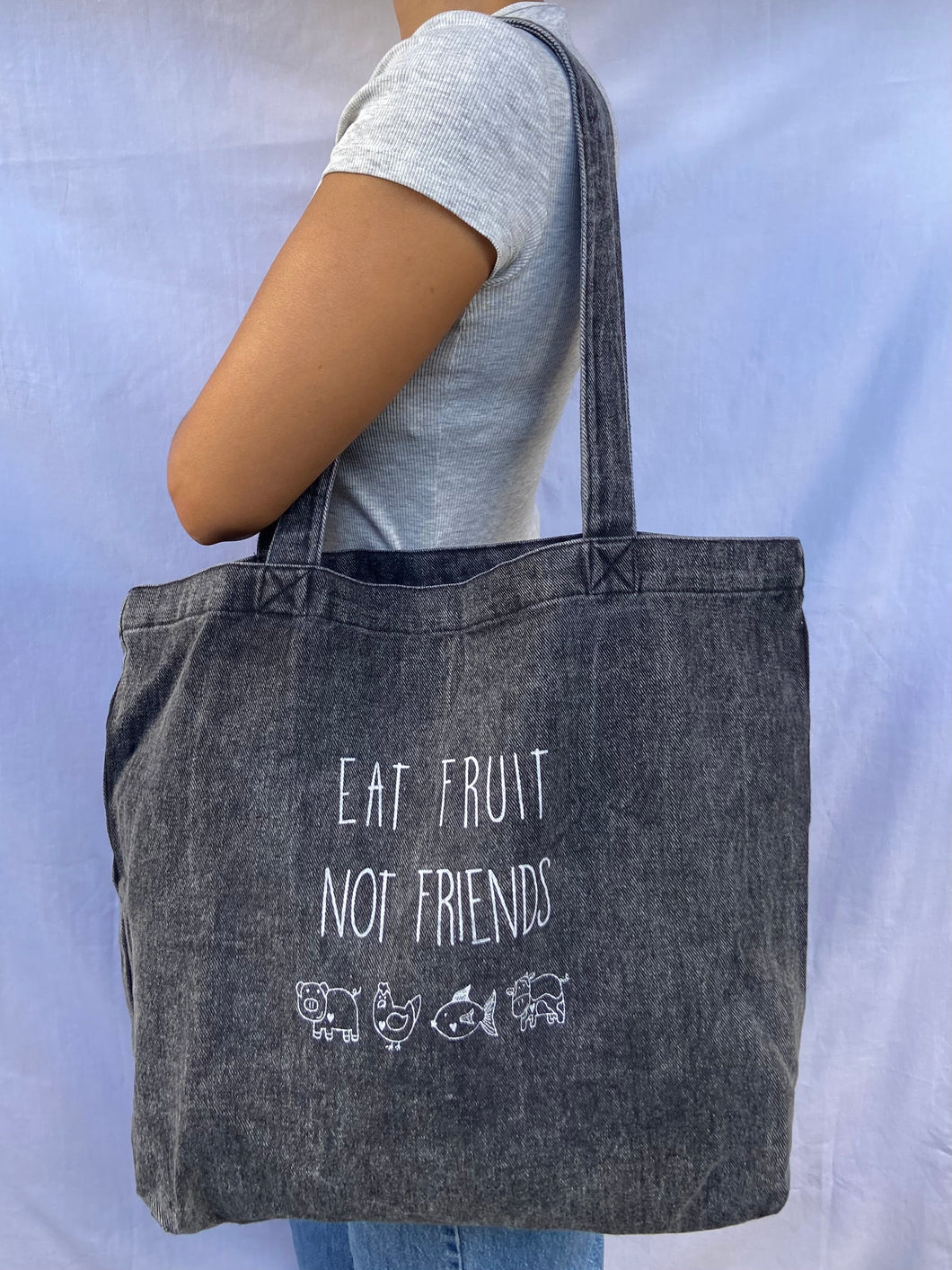 Eat Fruit Vegan Tote Bag