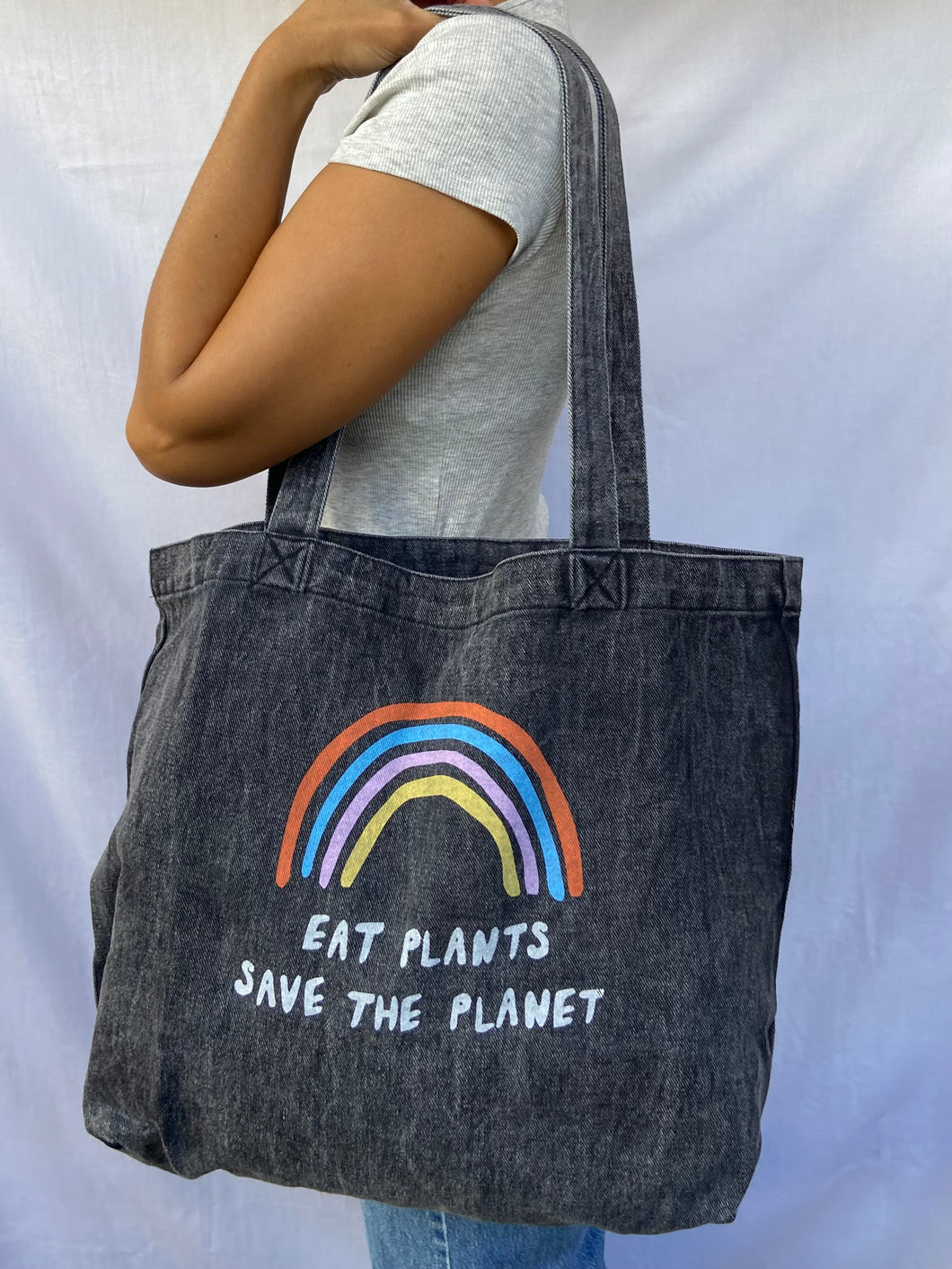 Save The Planet Vegan Tote Bag