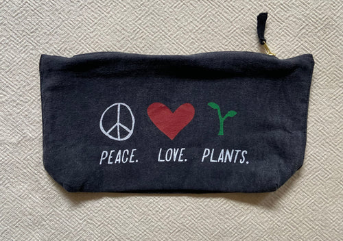 Peace Love Plants Clutch