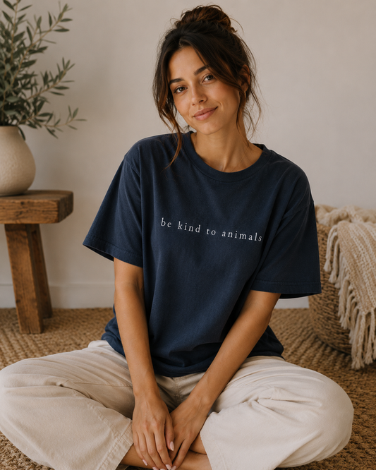 Be Kind to Animals Oversized Tee