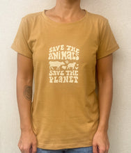 Load image into Gallery viewer, Womens Save the Animals Save the Planet