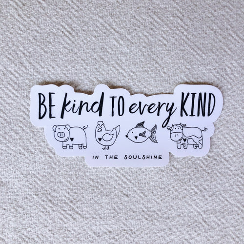 Large Be Kind to Every Kind Sticker