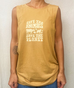 Save the Animals Save the Planet Tank